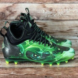 Under Armour UA Men's Spotlight Lux MC LE Slime Green Football Cleats Size 10.5